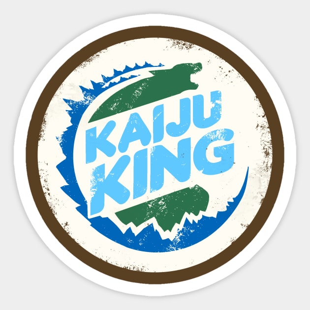 Kaiju King Sticker by juanotron